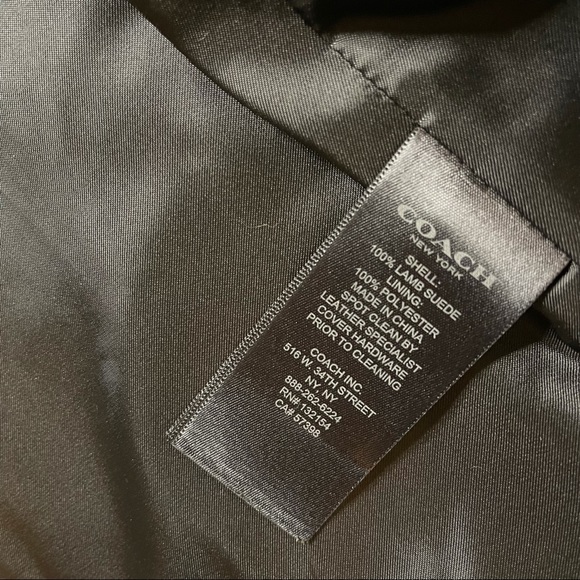 Coach Jacqueline Lamb suede jacket - Picture 6 of 8